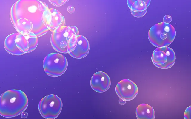 Bubble Dream — Iridescent Soap Bubbles design preview