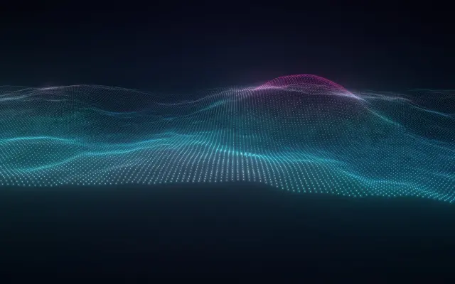 Dot Terrain — 50k-Dot Rolling Landscape design preview