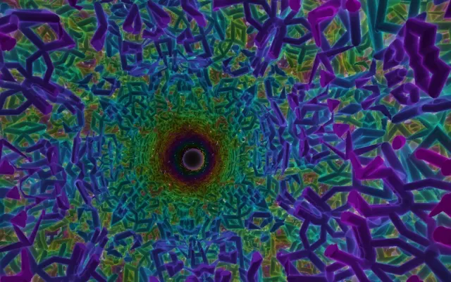 Kaleido Tunnel — Infinite Fractal Tunnel design preview