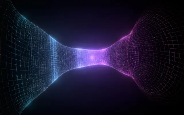 Wormhole Lattice — Einstein–Rosen Spacetime Grid design preview