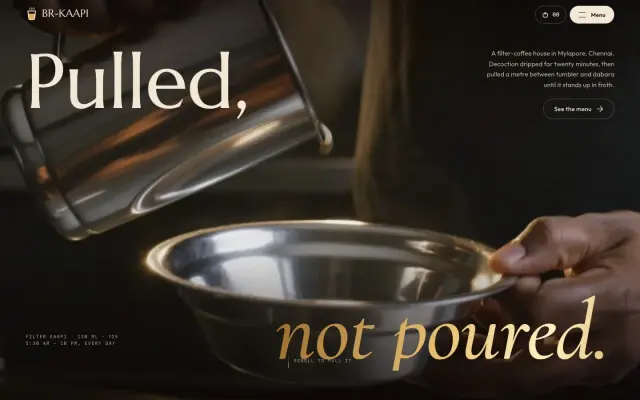 BR-KAAPI — Pulled, Not Poured: Footage into 3D design preview