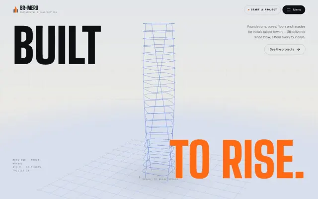 BR-MERU — Built to Rise, in Real-Time 3D design preview