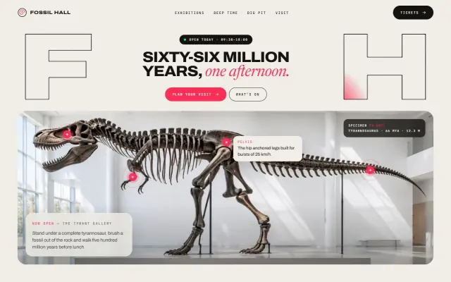 Fossil Hall — A Natural History Museum design preview